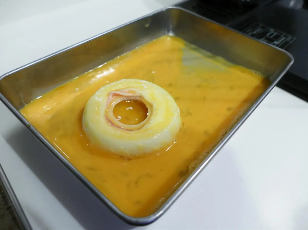 치즈와 베이컨을 채운 양파링 조리 과정 4-2