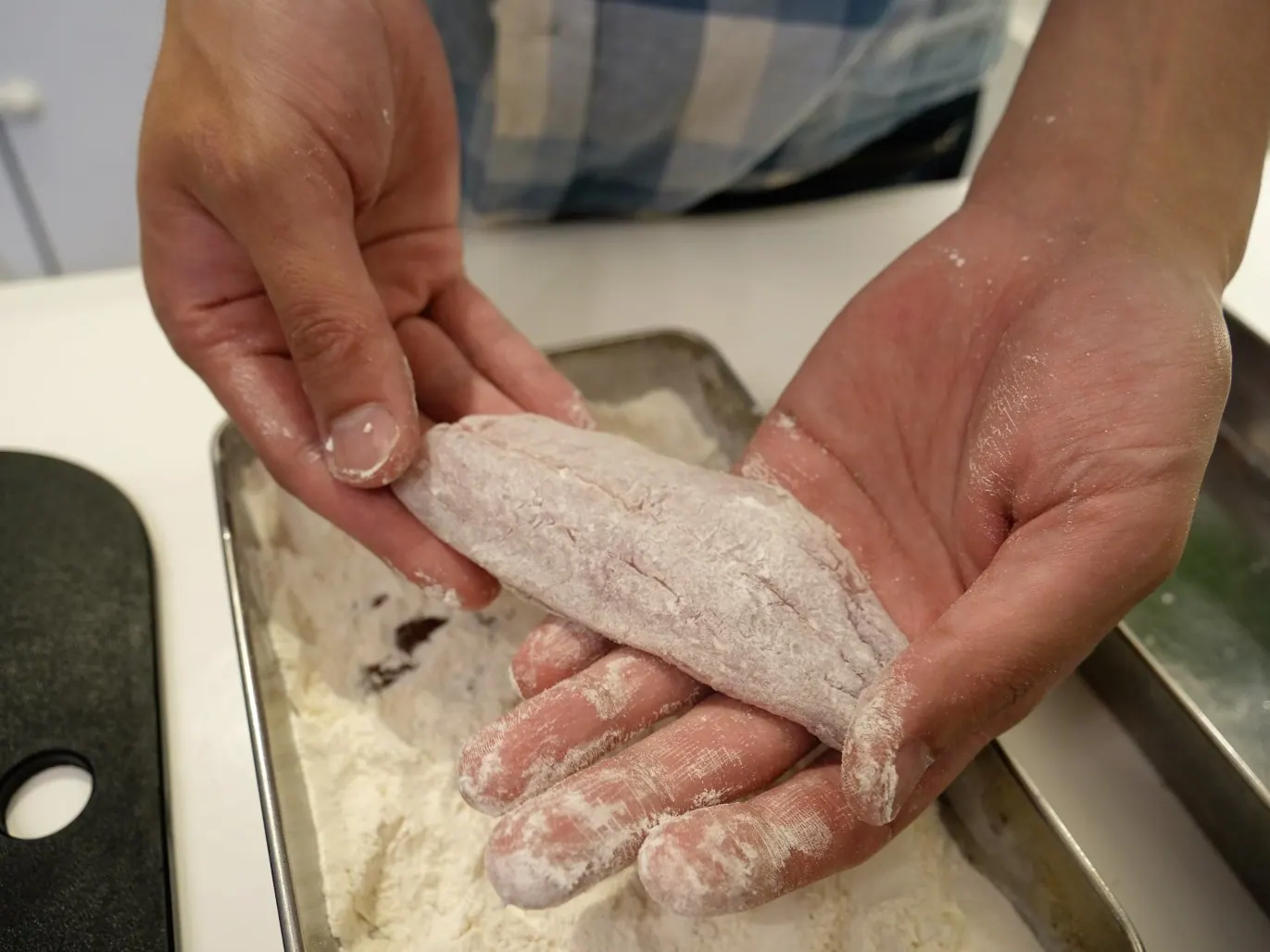 아오노리 소스와 바삭한 흰살생선 조리 과정 8-5