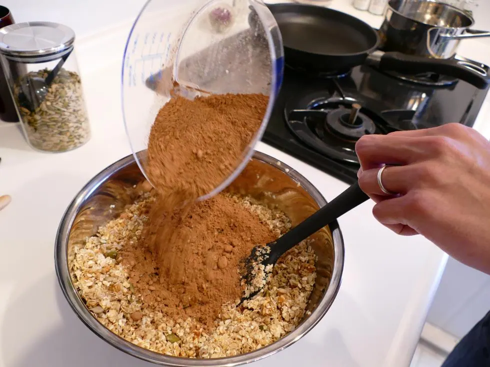 초콜릿 코코넛 그래놀라 조리 과정 4-3